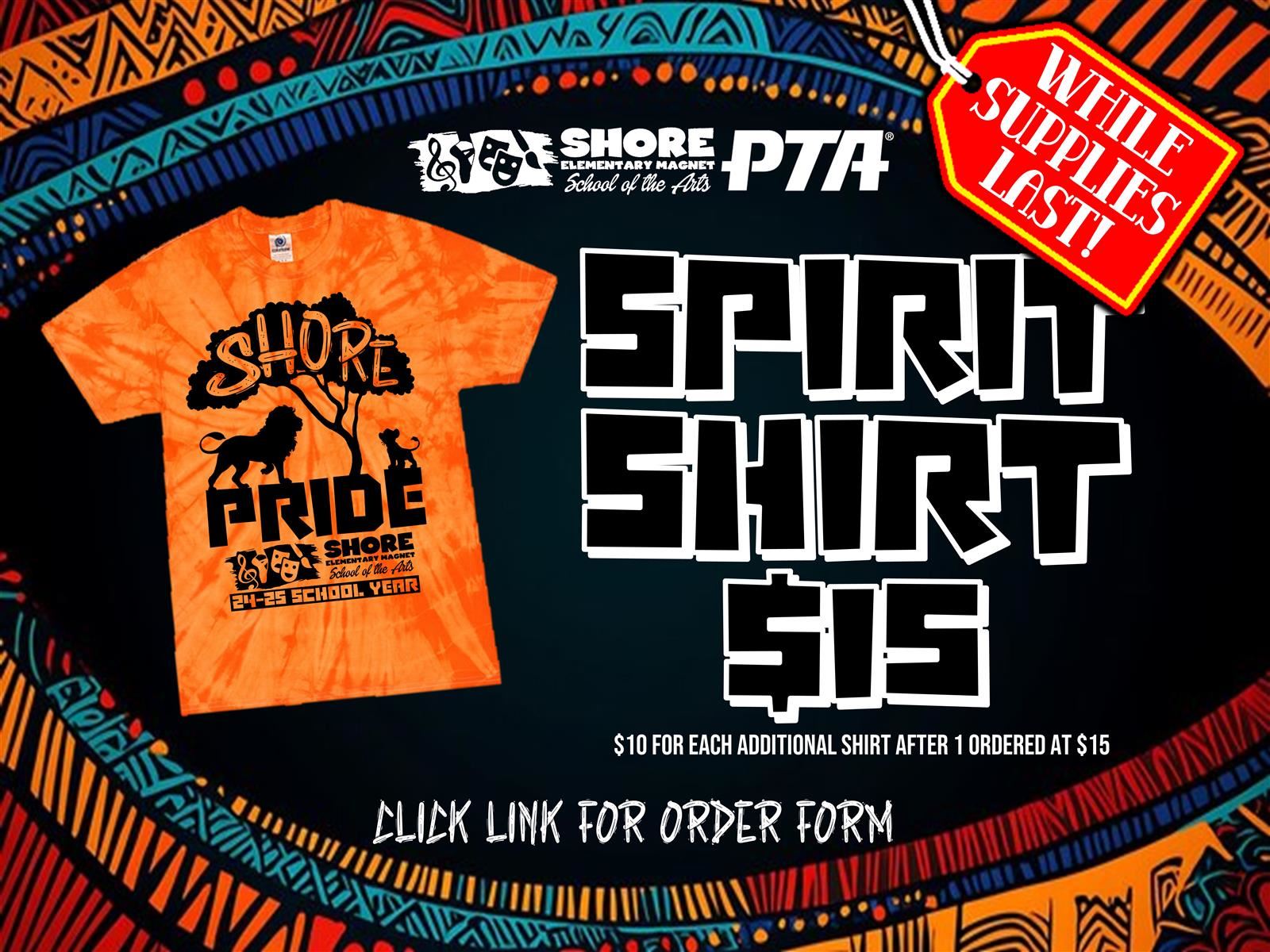   Spirit Shirts Last Chance
